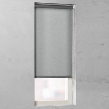 Rolgordijn Op Maat Nature lichtdoorlatend telegrijs open