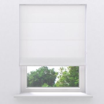 Vouwgordijn easy canvas lichtdoorlatend White 60x180cm