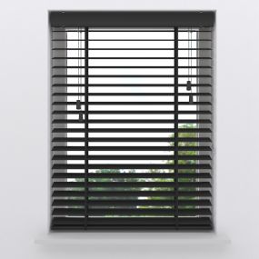Jaloezie Aluminium 50mm Smart Matte mat zwart open