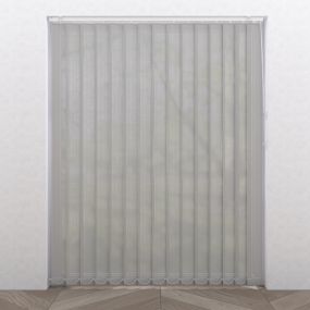 Stoffen lamellen set Easy Screen Transparant 89mm voorkant