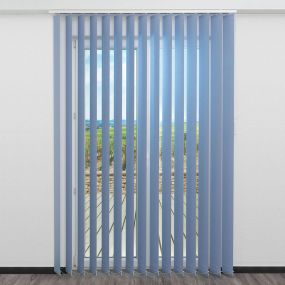 Lamellen op maat 127 mm Effect lichtdoorlatend Sky blue