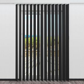 Lamellen op maat 127 mm Home lichtdoorlatend graphite black