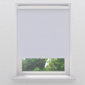 Rolgordijn smooth Smart handgreep verduisterend White 60x190cm