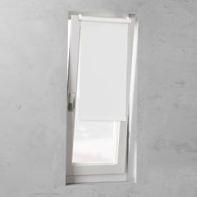 Rolgordijn Smooth Smart Mini Verduisterend White 130x160