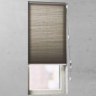 Plissegordijn Op Maat Honingraat lichtdoorlatend kiezelgrijs voorkant