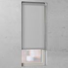 rolgordijn screen smart light grey open