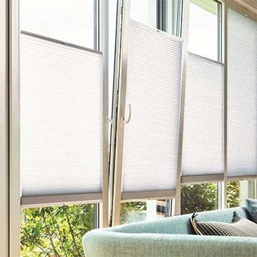 transparante plissegordijnen